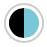 Blast black turquoise